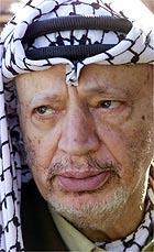Yasser Arafat,  Prsident de l'Autorit Nationale Palestinienne